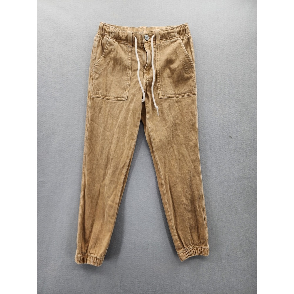 American Eagle Khaki Jogger Pants Womens 4 Regular Tan Utility‎ Cargo Drawstring